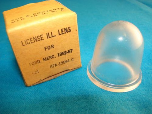 Nos tag lens 1952 1953 1954 1955 1956 1957 ford lincoln mercury thunderbird