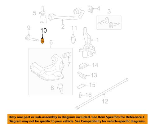 Ford oem front suspension-adjust cam f5tz3c203a