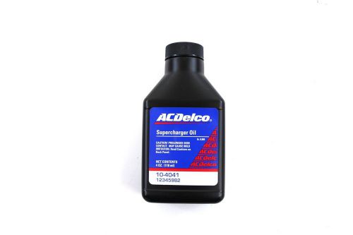 Genuine gm fluid 12345982 supercharger oil - 4 oz.