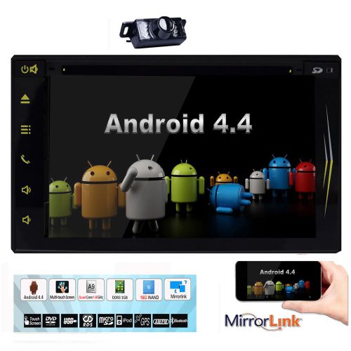 6.2&#034; touch screen double 2din android car stereo dvd player 3g wifi bt+camera