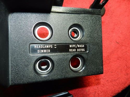 Almost show non rally switch panel 72-73 cuda/barracuda/aar 4 hole w/rear defog