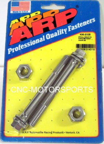 Arp motor mount bolt kit 430-3105 chevy v6 &amp; v8 mount to frame