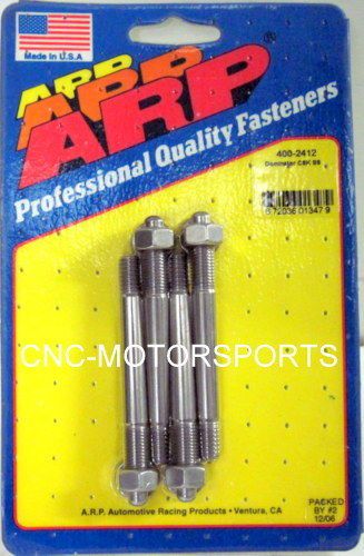 Arp carb stud kit 400-2412 dominator w/1/2&#034; or 1&#034; spacer 5/16 size qty 4