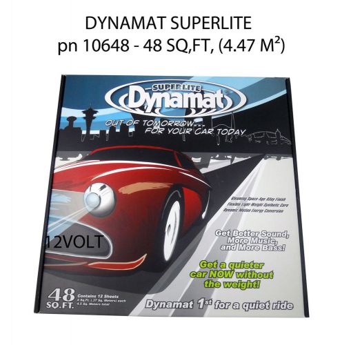 New dynamat superlite bulk pack 10648 12 sheet 48 sq ft - includes free roller
