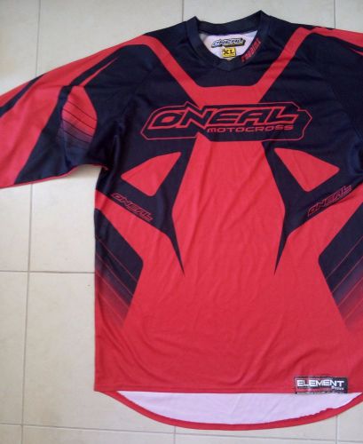 Oneal motocross xl jersey element red gear offroad cr crf 250 450 bf x large top