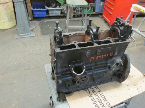 Triumph tr3, original engine block w/ matching main caps, ts 54141 e, no damage,