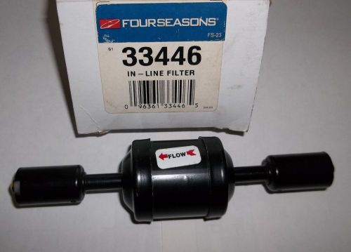 33446 four seasons a/c in-line filter 3/8&#034; rubber hose both ends #6 beadlock