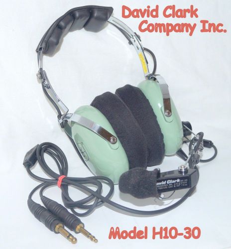 David clark h10-30 aviation headset - new gel ear seals, mic cover &amp; ear covers