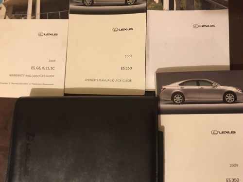 2009  lexus es 350 owners manual