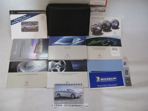 2005 mercedes clk clk320 clk500 clk55 amg coupe owners manuals books set # b155