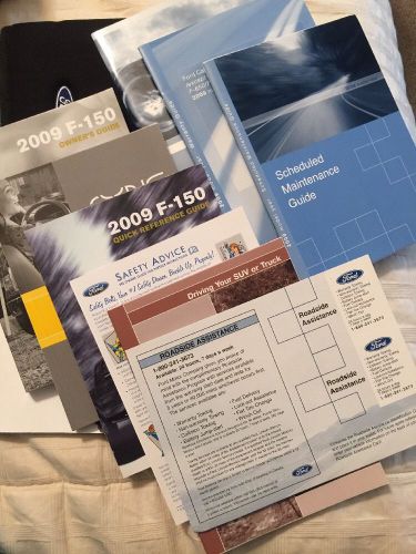 2009 ford f-150 f150 150 owner owners owner&#039;s manual w/ case