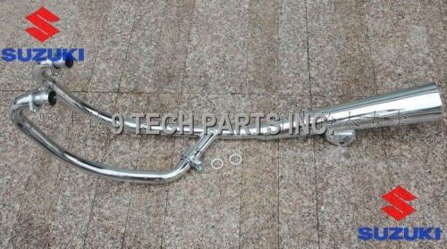 For suzuki gn250 gn 250 oem quality exhaust complete / silencer / muffler