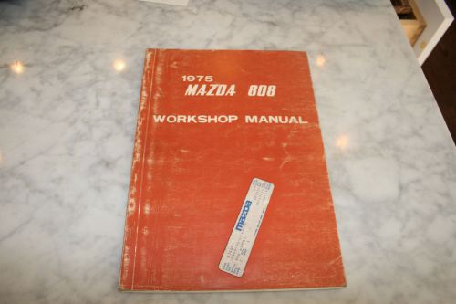 1975 mazda 808 factory work shop repair manual rx-3 rx-7 rx-8