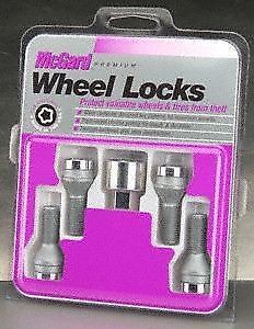 Mcgard 27100 chrome bolt style cone seat wheel locks m12 x 1.5  set of 4