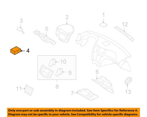 Infiniti nissan oem 08-13 g37 instrument panel-controller 285f5jk600