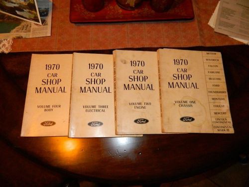 1970 shop manuals set