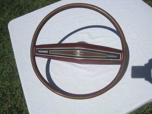 1970 1971 1972 1973 ford torino galaxie rim blow steering wheel original red