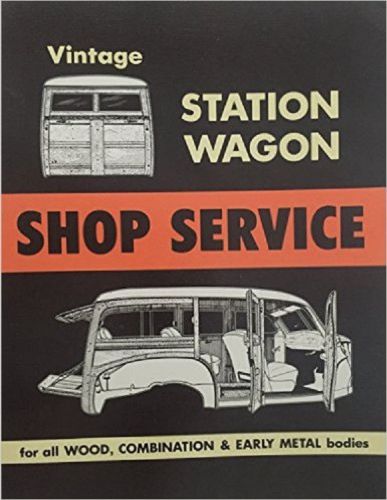 Vintage station wagon shop service by thomas garrett 1977 reduced from $64.95