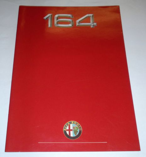 Alfa romeo 164 promotional catalog