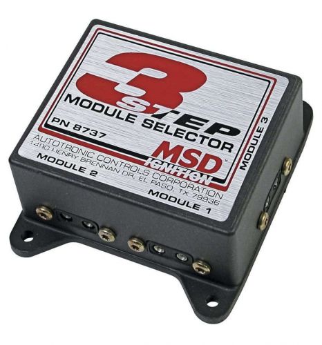 Msd three step module selector ignition p/n 8737 imca drag msd mallory nhra