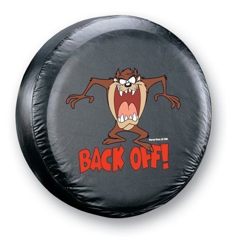 Taz &#034; back off!&#034;  spare tire cover
