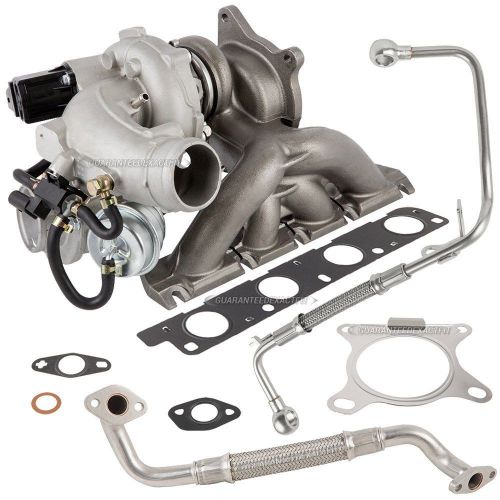 New complete turbocharger w/ gaskets &amp; oil lines for vw volkswagen &amp; audi