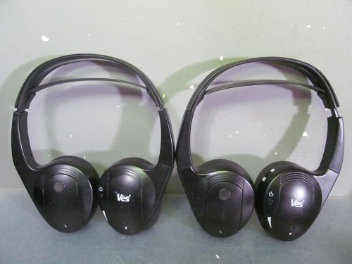 2 chrysler dodge ves fold flat 2-channel headphones  05107082ac