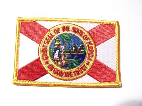 #0513 motorcycle vest patch florida state flag