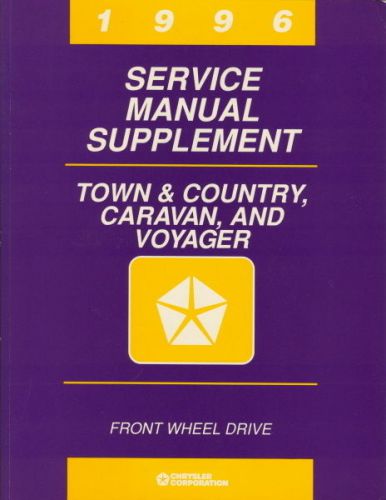 1996 town country caravan voyager oem manual supplement