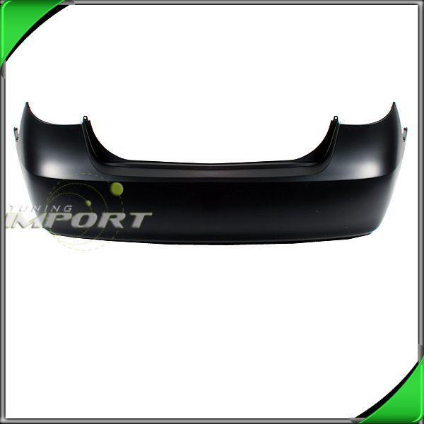 Fit 07-10 hyundai elantra plastic unpainted matte black rear bumper cover new