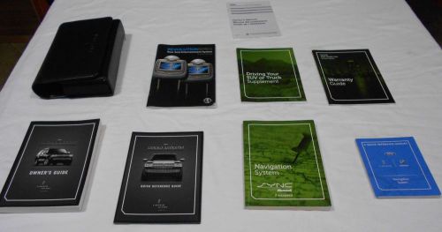 2011 lincoln navigator owner manual 8/pc.set+sync &amp; lincoln premium factory case