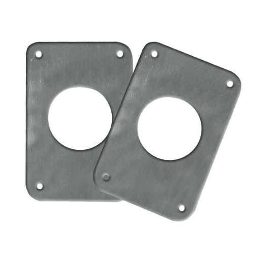 Taco backing plates f/grand slam outriggers - anodized aluminum -bp-150bsy-320-1