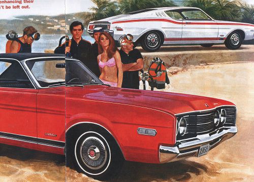 1968 -1969 mercury montego cyclone comet villager gt 12 pg color article