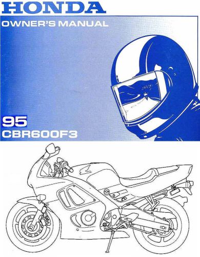 1995 honda cbr600f3 motorcycle owners manual -cbr 600 f3-cbr600 f3-honda