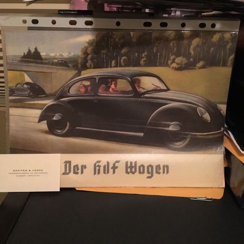 Vw kdf dealership brochure - reprint