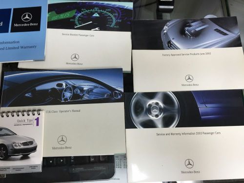 2003 mercedes benz clk-class 2003 owners guide