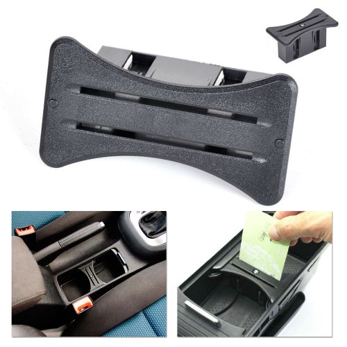 Car card cup holder coin slot console fits for vw mk6 golf gti r20 2008-2012