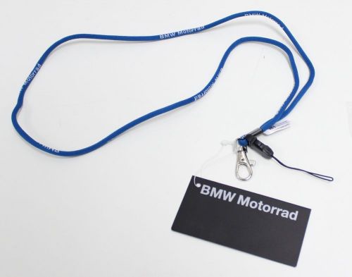 Bmw genuine motorcycle riding bmw motorrad lanyard blue 76618547986