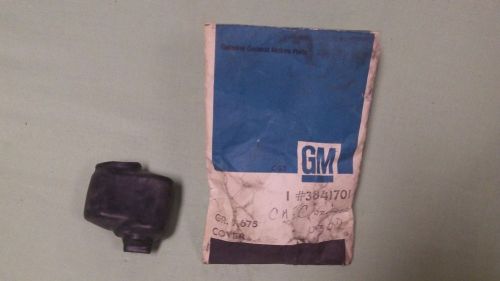 Nos gm 63 64 65 66 67 68 69...82 chevy corvette spare tire tub lock boot 3841701