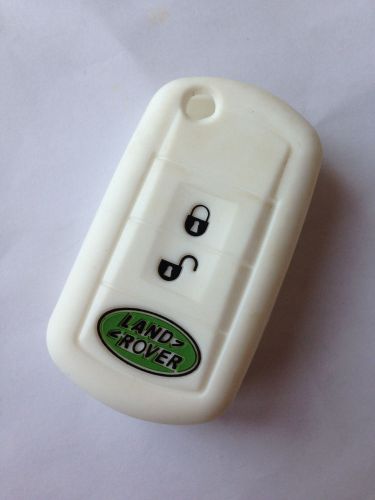 White protective keyless fob remote fob skin case jacket cover protector gift