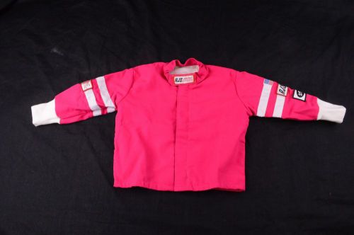 Rjs racing equipment sfi 3-2a/1 pink jacket child size 5