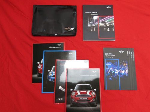 11 2011 mini clubman owners manual with case