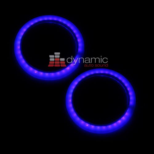 Wet sounds led kit 8 blue marine led rings (pair) for 8&#034; coaxial speakers new
