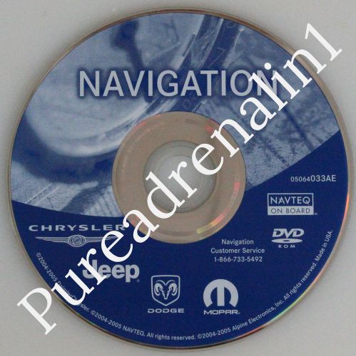 02 2003 2004 2005 2006 chrysler sebring rb1 rec navigation map disc cd dvd ae