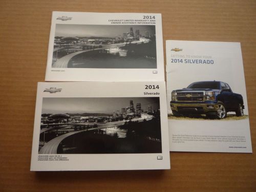 2014 chevrolet silverado owner&#039;s manual set