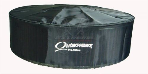 Outerwears 14&#034;x6&#034; black air cleaner pre filter with top