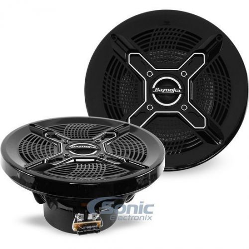 Bazooka mac8100b 75w rms 8&#034; 2-way marine stereo boat speakers