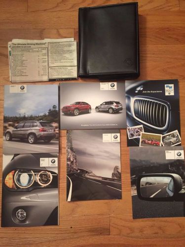 2010 bmw x5 x6 xdrive owners manual set with case oem complete