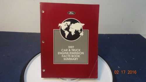 1997 ford car and truck engine emission facts book summary manual  nice oem