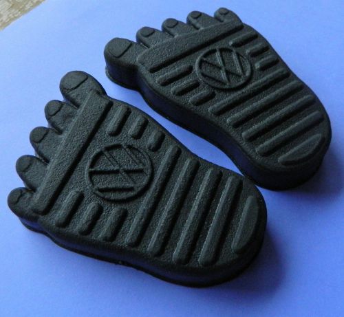 Vw pedal pads beetle ghia 68 66 volkswagen 52 56 57 61 feet foot 1967 1973 74 75